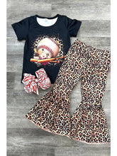 Load image into Gallery viewer, Baseball &amp; Leopard Outfit
