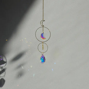 Half Moon & Full Sun Window Charm