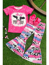 Load image into Gallery viewer, Pink Moody Heifer Outfit
