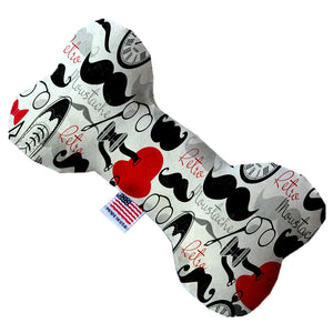 Dog Toy - 6" Stuffed Canvas Bone